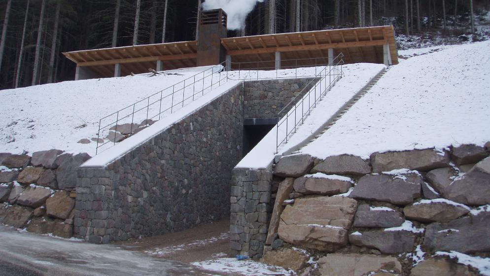 biomass plant entrance view