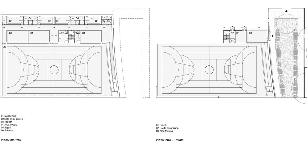 competition school gymnasium berlin detail plans