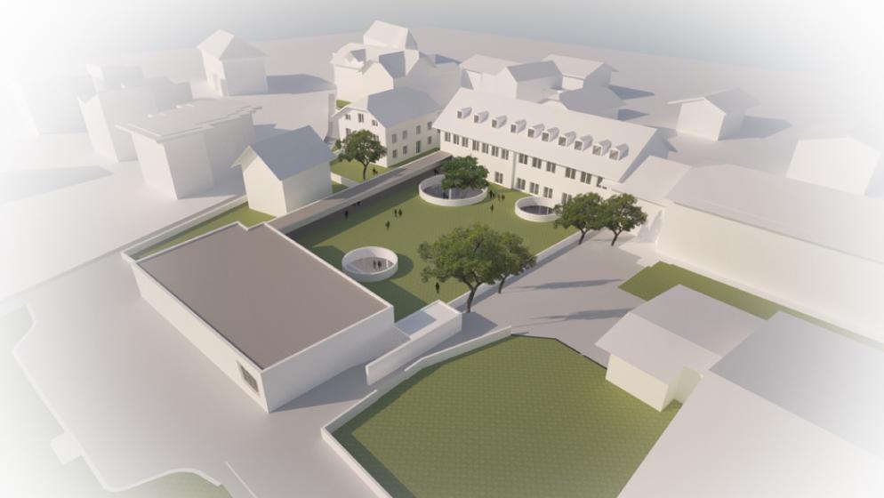 competition primary school riscone 3d view