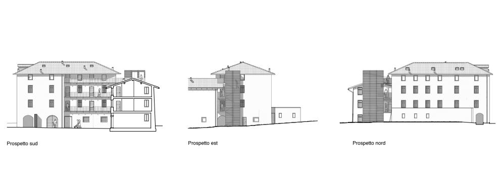 casa tomasi -  prospetti