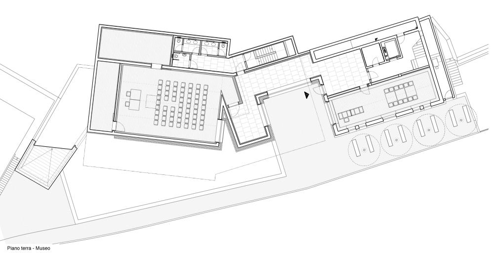 istituto culturale bernstol - pianta del piano terra