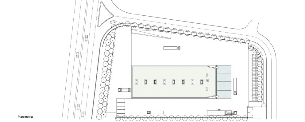 stazione di trasferimento amnu - planimetria 