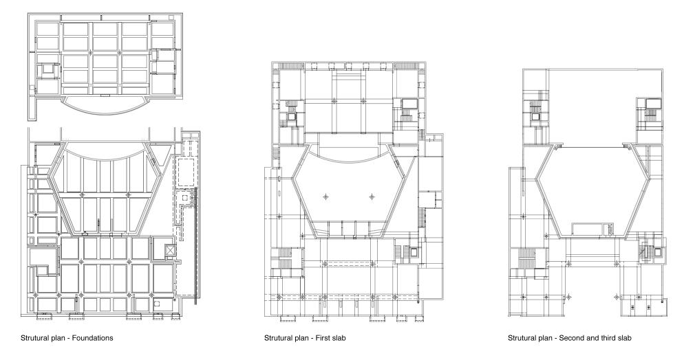 city theater - structure plans