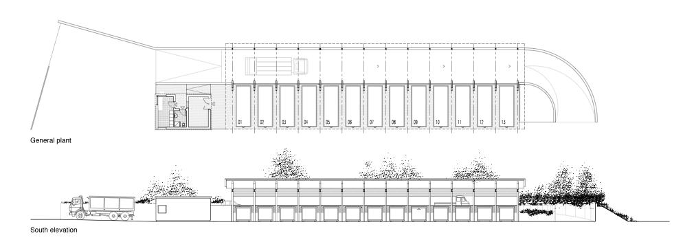 recycling center - plan