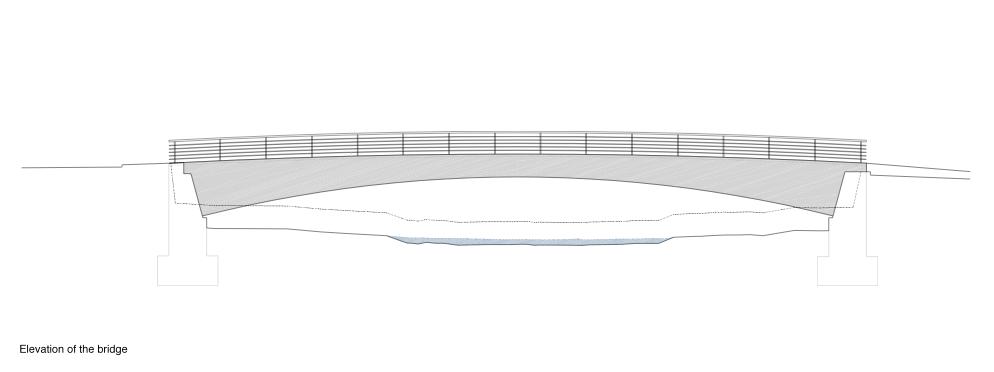 mandola bridge - elevation