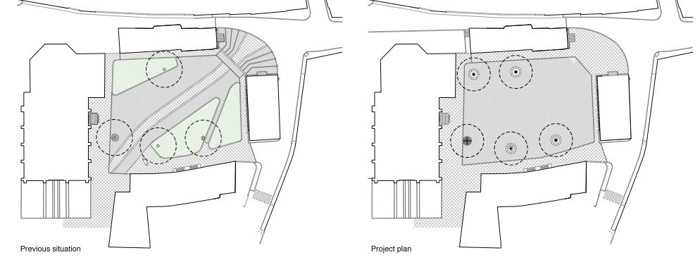 santa maria square - plan