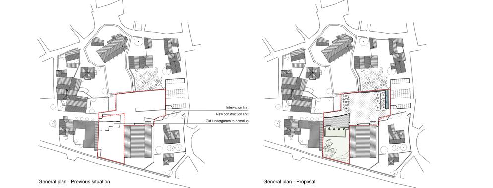 competition kindergarten sluderno - general plans