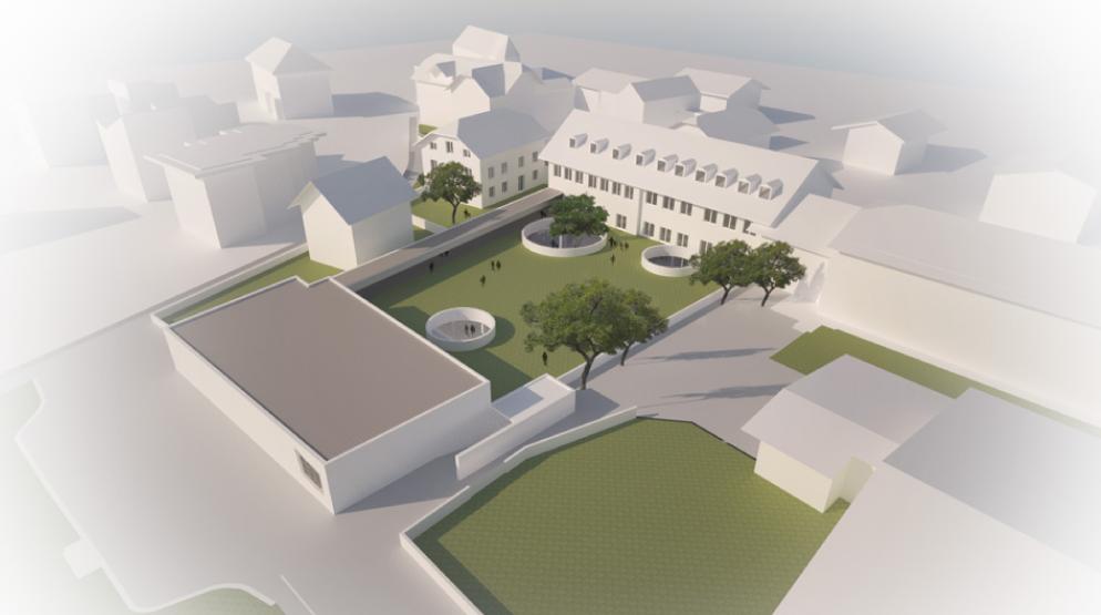 competition primary school riscone - 3d view