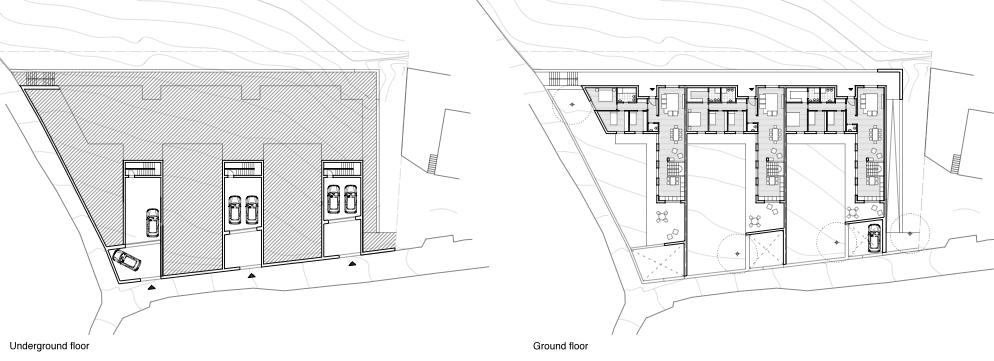 patio housing prada - plans